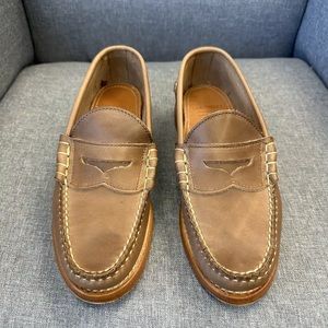 Oak Street Bootmakers - Beefroll Penny Loafer in Natural Chromexcel